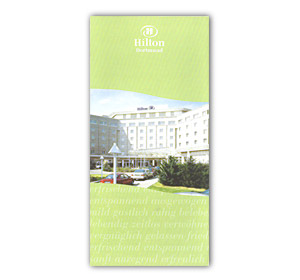 Hotelflyer vom Texter