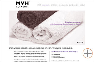 Website in Full Service für ein Kosmetikstudio
