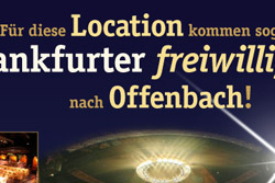 Werbetexter schreibt Anzeige für eine Location