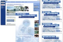 Website, Kleinanzeigen, Folder, ferner Anschreiben - aus einem Guss.