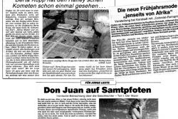 Artikel, Glossen, PR-Meldungen