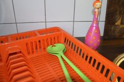 Auch ein Abtropfgitter kann einen gewissen Charme haben ...