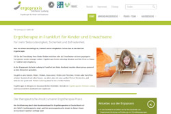 Homepage: Full Service Website für eine Ergotherapie-Praxis