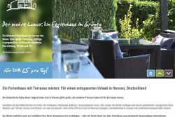 Kleine Website für das Ferienhaus Terrassien